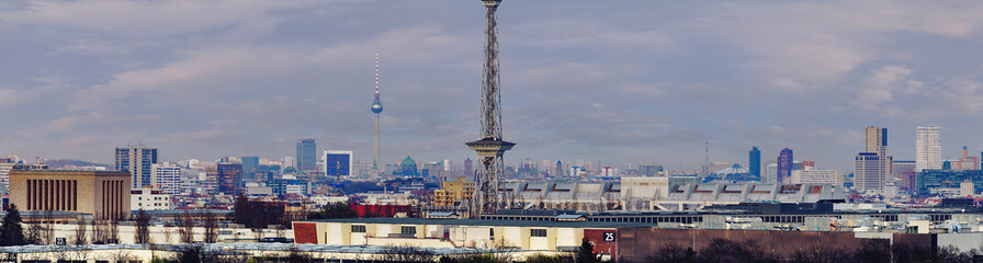 Panorama von Berlin am abend