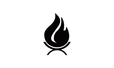 bonfire logo vector