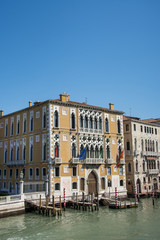 Naklejka premium Canal Grande and Basilica Santa Maria della Salute, Venice, Italy ,2019 . martie