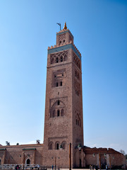 Fototapeta premium Kutubiyya Mosque in Marrakech, Morocco
