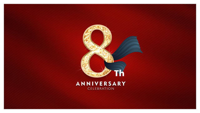 8Th Anniversary stock photos and royalty-free images, vectors and  illustrations | Adobe Stock