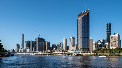 Fototapeta na wymiar Brisbane City Skyline