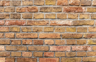 pattern of old brick wall