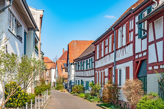 Hanau, Kesselstadt, half timbered houses