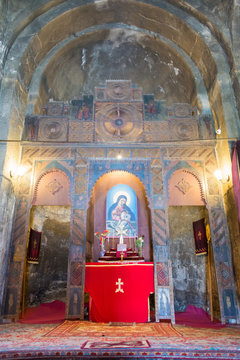 Sevan, Armenia - Jun 07 2018- Sevanavank Monastery. a famous Historic site in Sevan, Gegharkunik, Armenia.