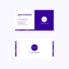 business card clean and simple very easy to use for company or business man