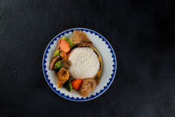 chinese lohan vegetarian rice
