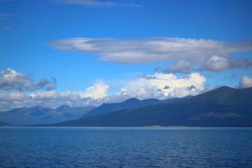 Kluane lake in Yukon Canada