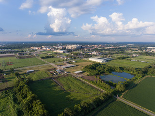 Farm Land Aerial View
