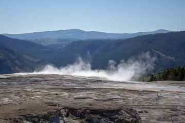 Hot spring in Yellowstone National Park