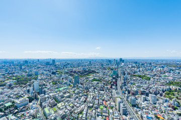 春の東京風景 Tokyo city skyline , Japan