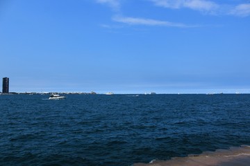 Lake Michigan view from Chicago