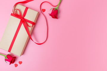 Mother's Day rose and gift box