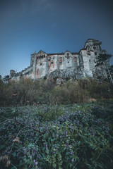 Photo of medieval castle in Austria burg lichtenstein