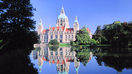 neues rathaus in hannover.