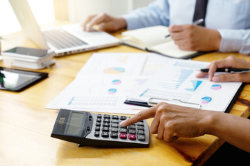Fototapeta premium Business meeting businessman