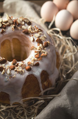Traditional Polish easter bundt cake 