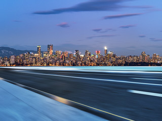 vancouver empty highway