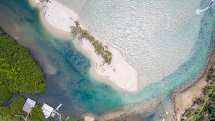 Aerial view of Beautiful  Koh kood or Ko Kut, Thailand.