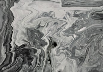 Abstract artistic texture. Liquid ink mixing in water. Color and its transitions create an...