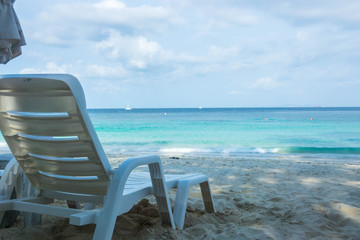 relax time on the beach