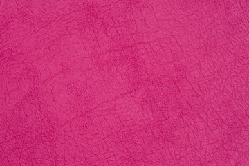 Fototapeta premium Genuine leather texture, bright pink