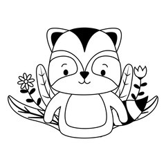 Fototapeta premium cute animal cartoon