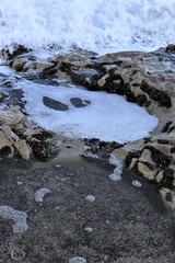 ささき浜（波打ち際）