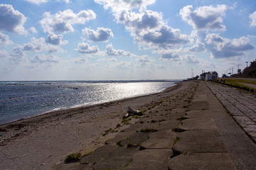 男鹿半島の海　日本海　鵜ノ崎海岸