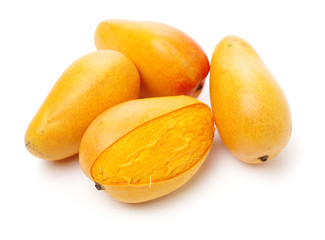 Mango on white background