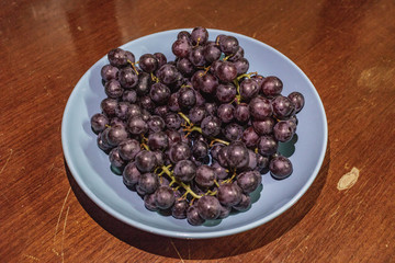 Purple grapes