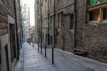 Obraz premium EDINBURGH, SCOTLAND, 20 February 2019 , Edinburgh, the most popular tourist city destination in Scotland