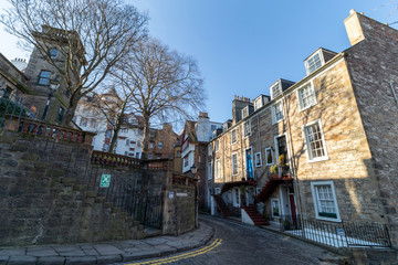EDINBURGH, SCOTLAND, 20 February 2019 , Edinburgh, the most popular tourist city destination in Scotland