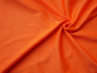 orange silk fabric background