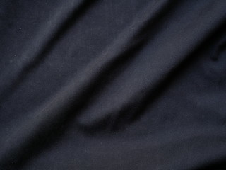 Plakat black sportswear shirt background,silk cloth texture