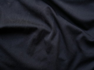 black sportswear shirt background,silk cloth texture