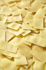Noodles. Ingredient for cooking beshbarmak