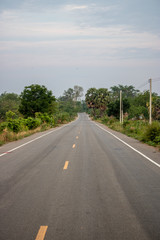 Road and natural scenery