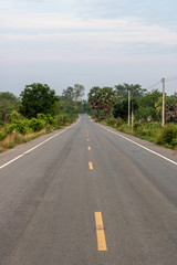 Fototapeta premium Road and natural scenery