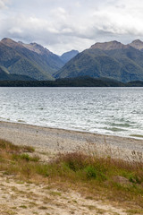 scenery at Lake Te Anau, New Zealand