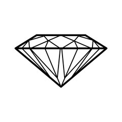 diamond isolated on white background