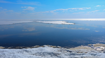Landscape in the ice land