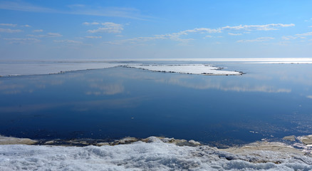 Landscape in the ice land