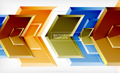 Shiny glossy arrows background, clean modern geometric design, futuristic composition