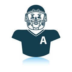 American football player icon