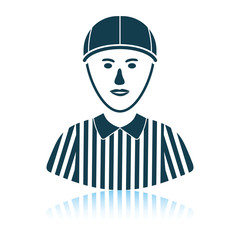 American football referee icon