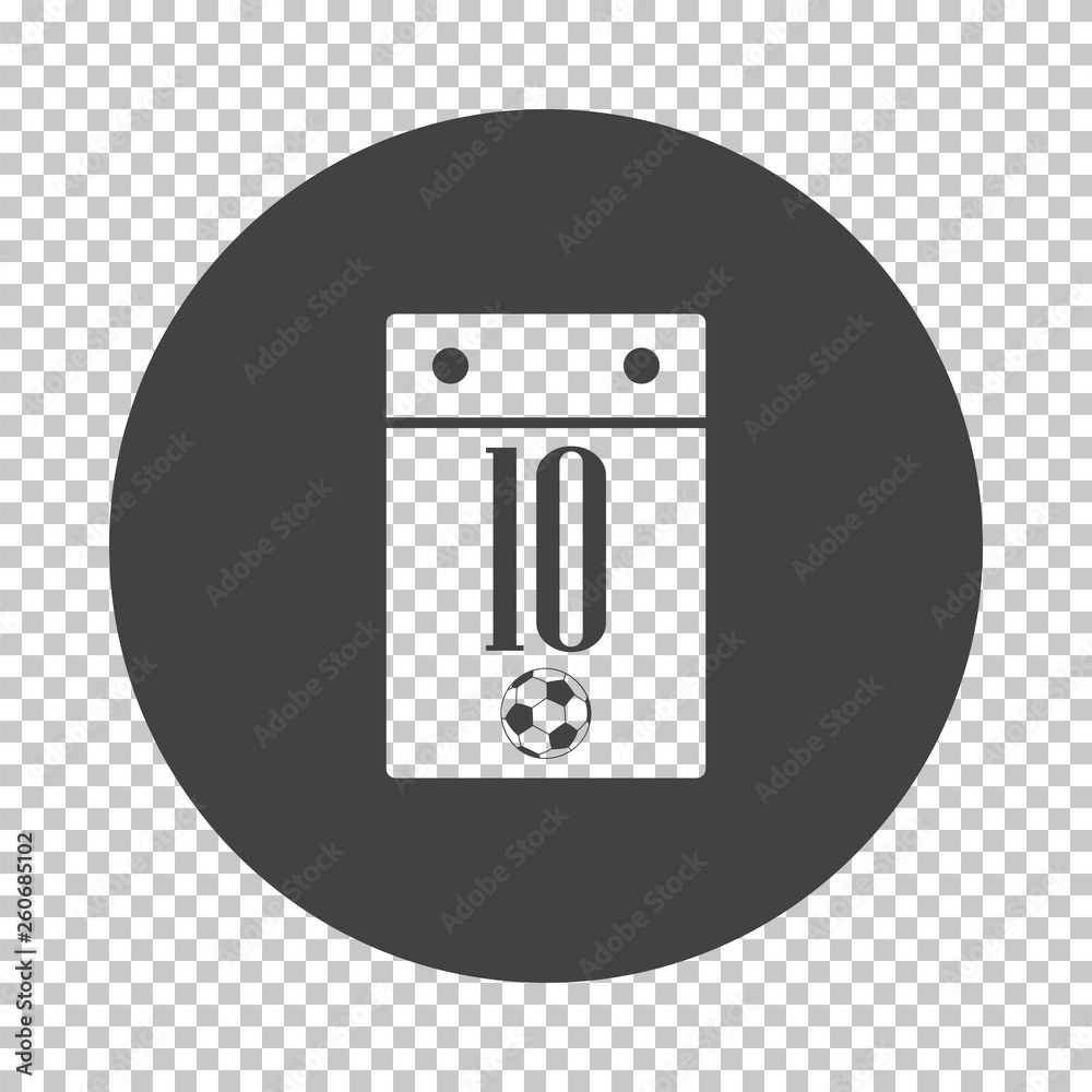 Sticker Soccer calendar icon