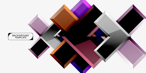 Glossy arrows background