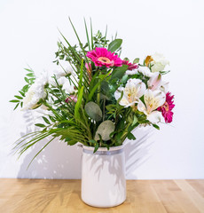 bouquet in vase
