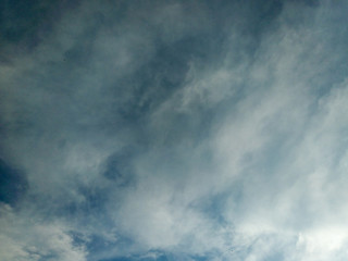 Blue sky with cloud